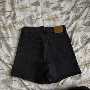 Levi's Black Jean Shorts